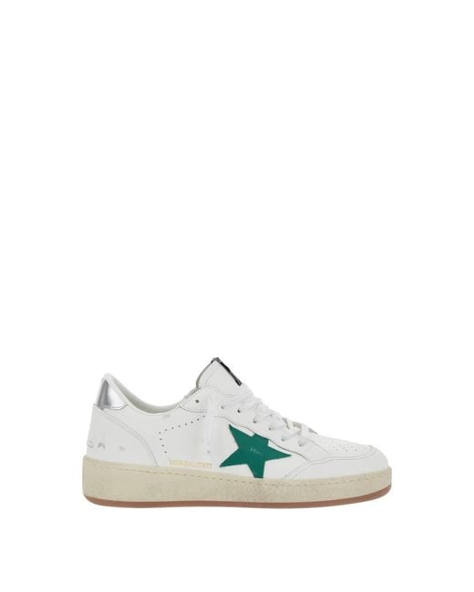 Ballstar 2 low top sneakers di Golden Goose Deluxe Brand in White da Uomo
