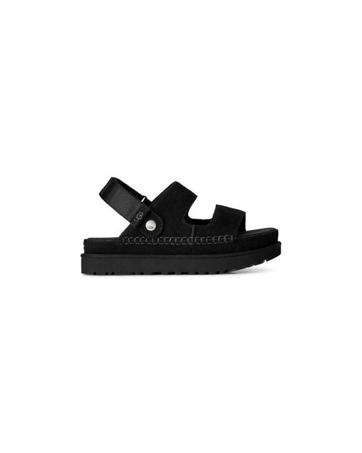 Ugg Flat Sandalen in het Black