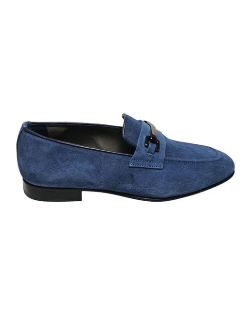 Loafers Pollini pour homme en coloris Blue