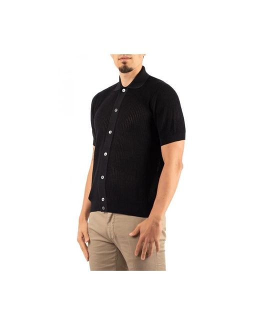 FILIPPO DE LAURENTIIS Black Cardigans for men