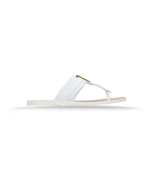 Tom Ford White Flip Flops