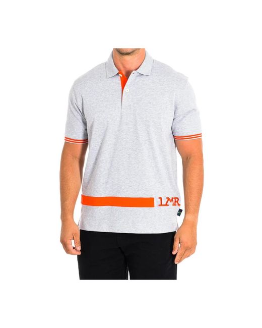 La Martina Blue Polo Shirts for men