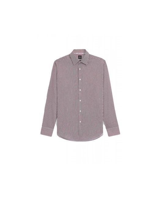 Boss Purple Formal Shirts for men