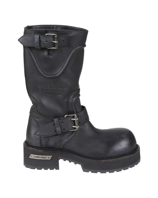Balenciaga Black High Boots