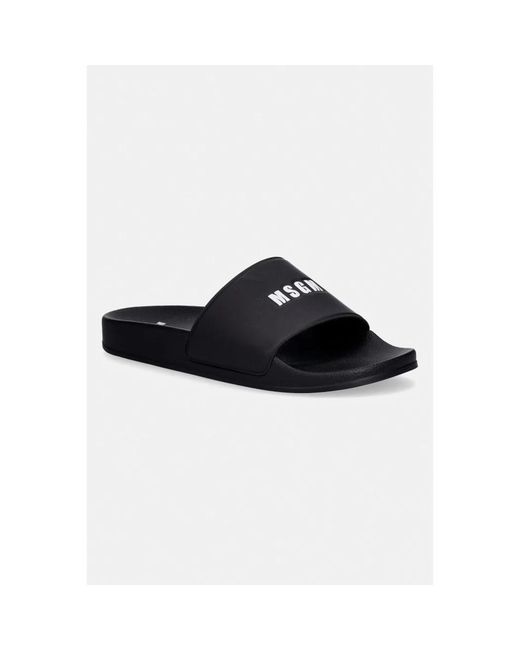 MSGM Logo Slides in Blue für Herren