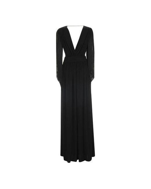 Alberta Ferretti Kleedjes ,Zwart ,Zwarte Elegante Jurk Voor Vrouwen in het Black