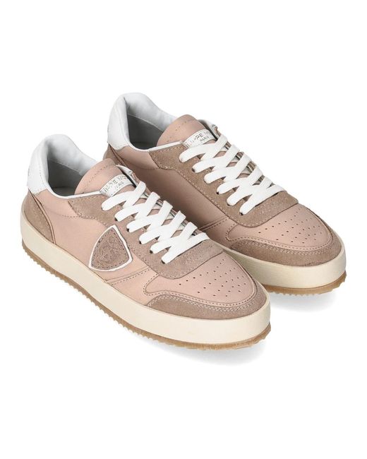 Philippe Model Pink Sneakers nice tennis