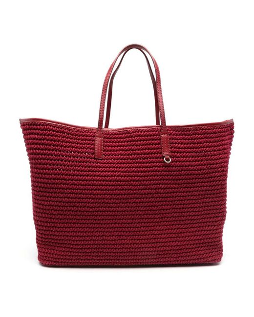 Tommy Hilfiger Red Sofia Capsule Strandtasche