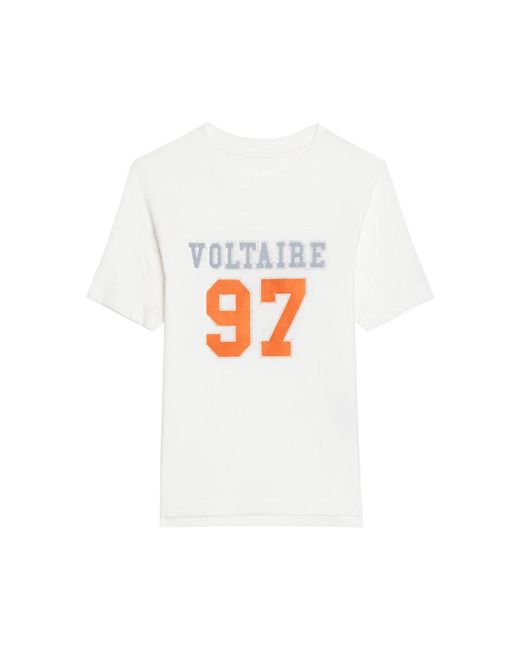 Zadig & Voltaire White T-Shirts