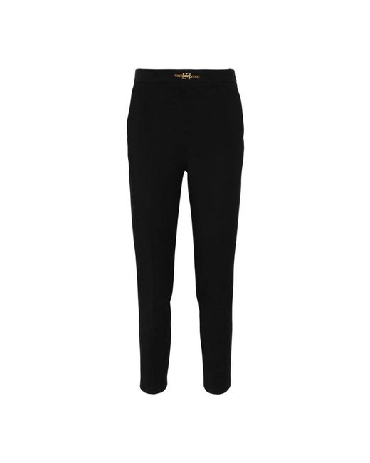 Trousers > cropped trousers Elisabetta Franchi en coloris Black
