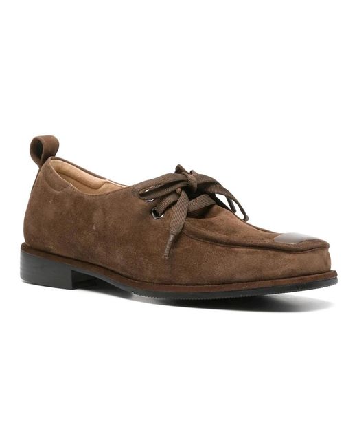 ADRIANNA FERETTI Brown Laced Shoes