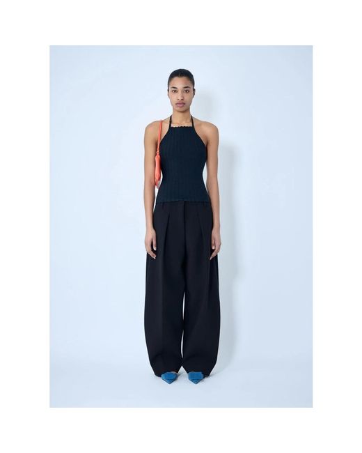 Jacquemus Blue Sleeveless Tops