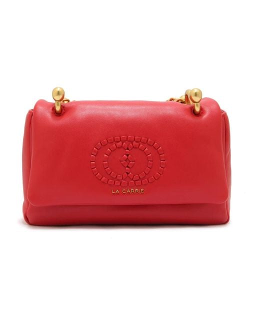 La Carrie Shoulder Bags in het Red