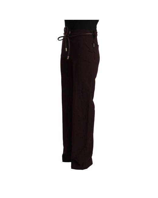Patrizia Pepe Black Straight Trousers