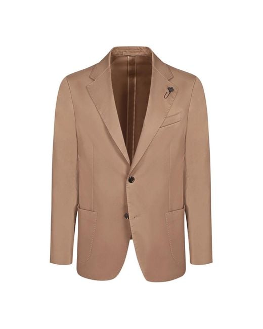 Lardini Brown Single Breasted Suits for men