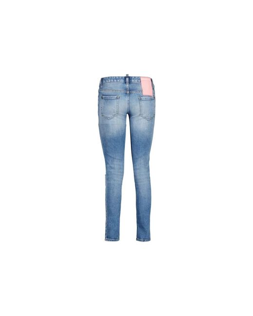 DSquared² Blue Skinny Fit Jeans
