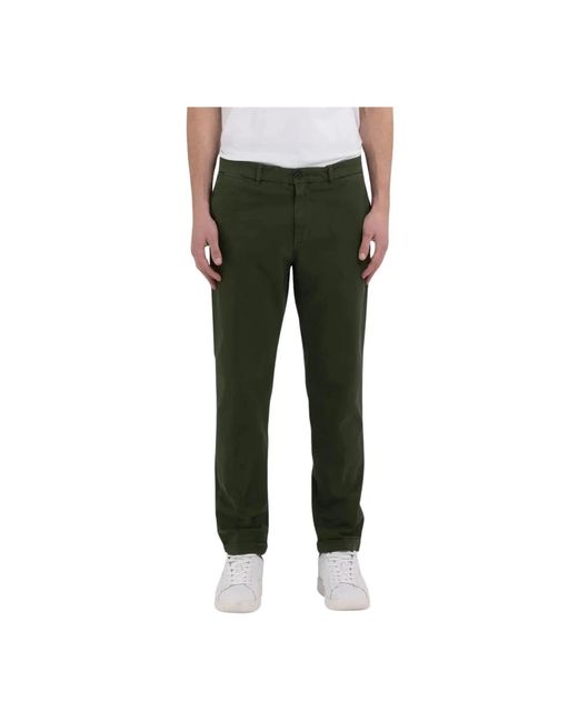 Chinos di Replay in Green da Uomo