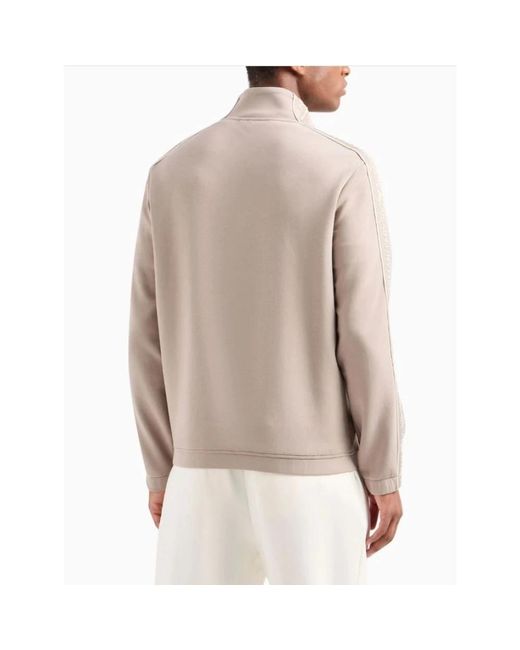 Emporio Armani Dove grey pullover - stilvolle kollektion in Gray für Herren