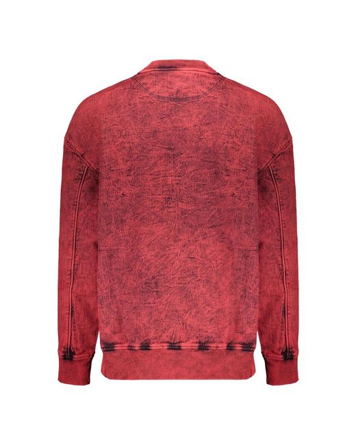 DIESEL Red Sweatshirts for men