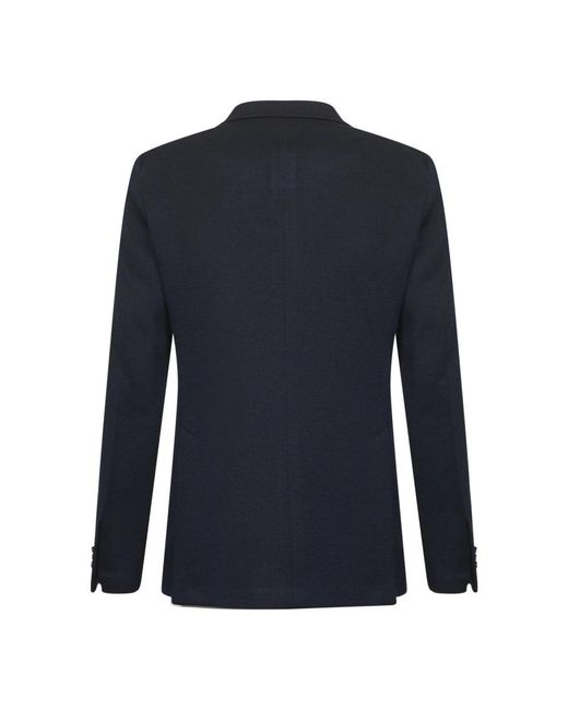 Tagliatore Jassen ,Blauw ,Leer Jassen in het Blue voor heren