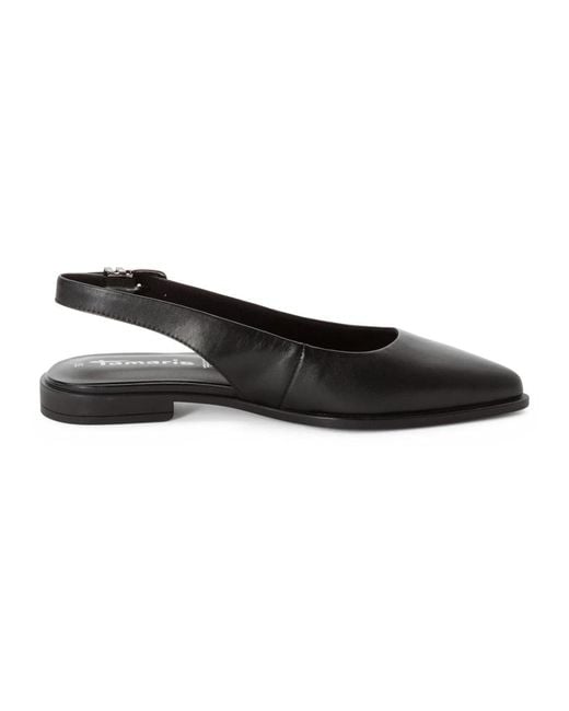 Tamaris Black Mules
