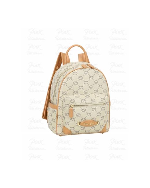 Braccialini Natural Monogram Rucksack