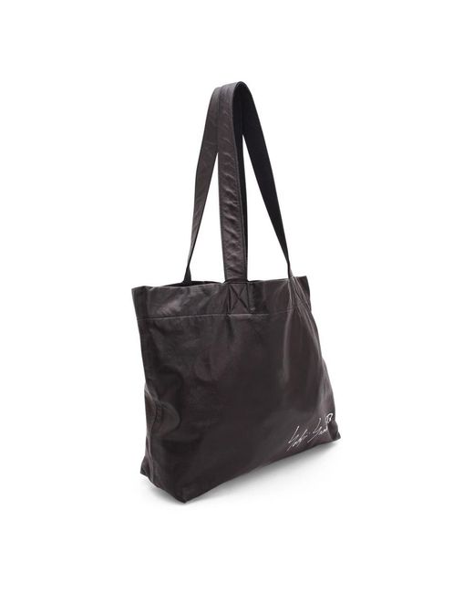 Yohji Yamamoto Black Tote Bags