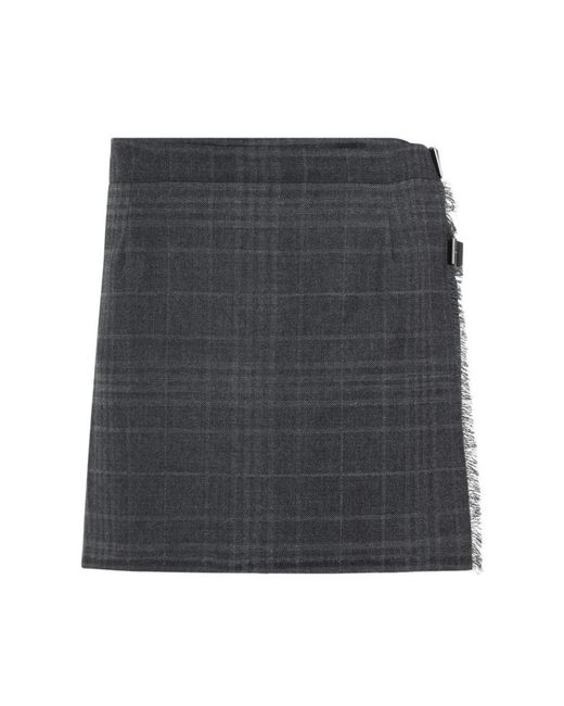 Balenciaga Gray Short Skirts