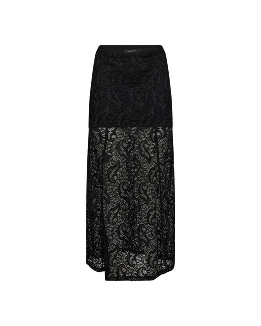 Haute L'Amitié Black Maxi Skirts