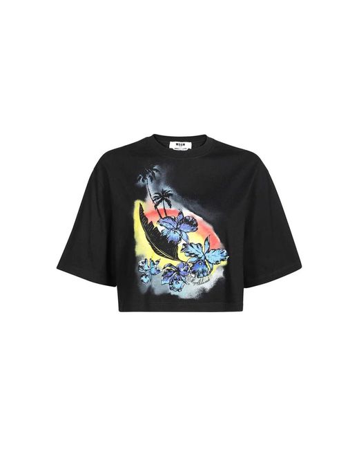 T-Shirts MSGM de color Black