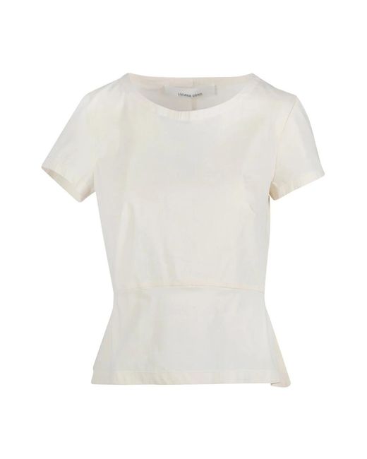 Liviana Conti White T-Shirts