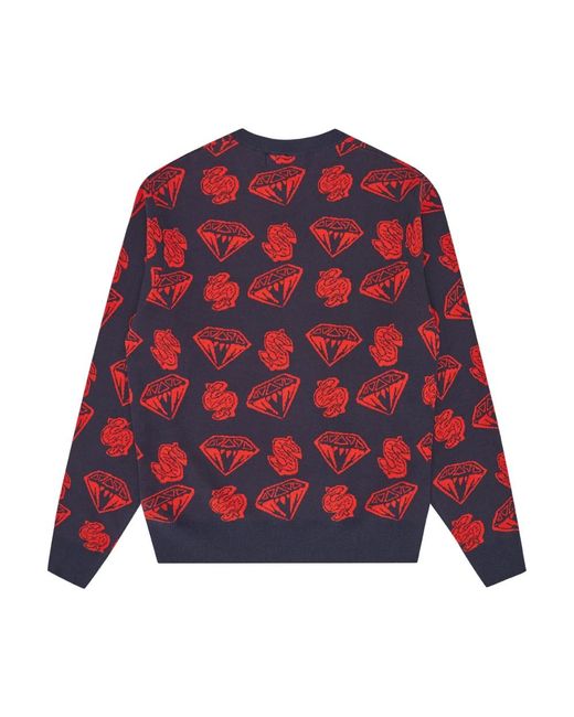 BBCICECREAM Red Round-Neck Knitwear for men