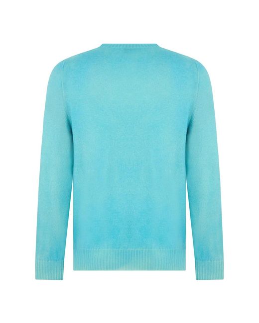 Fedeli Blue Cashmere Knitwear for men