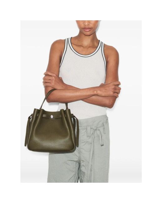 Tory Burch Green Bucket Bags