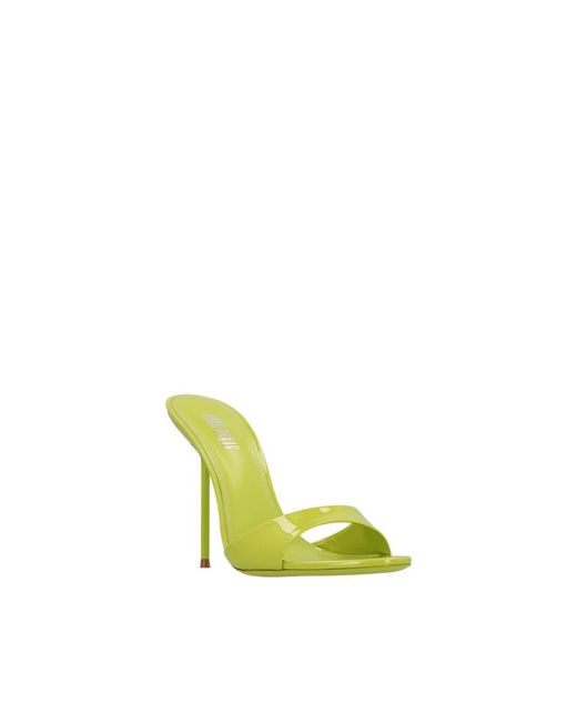 Paris Texas Yellow Heeled Mules