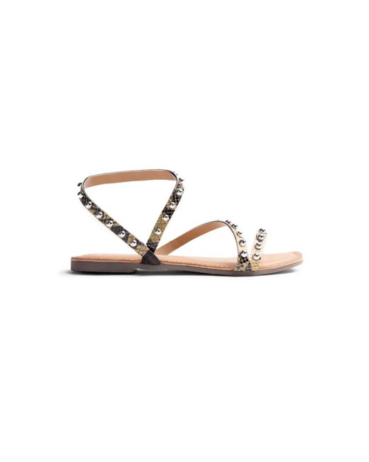 Flat Sandals Gioseppo en coloris Metallic