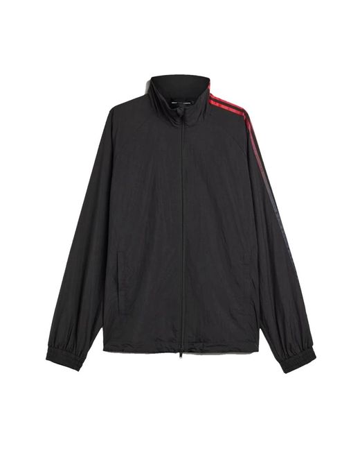 Y-3 Gradient 3 Strepen Nylon Track Top in het Black voor heren