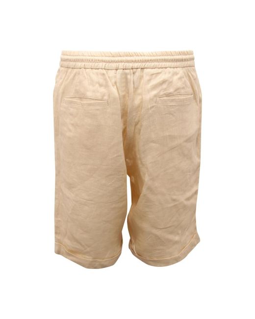 Alpha Studio Natural Casual Shorts for men