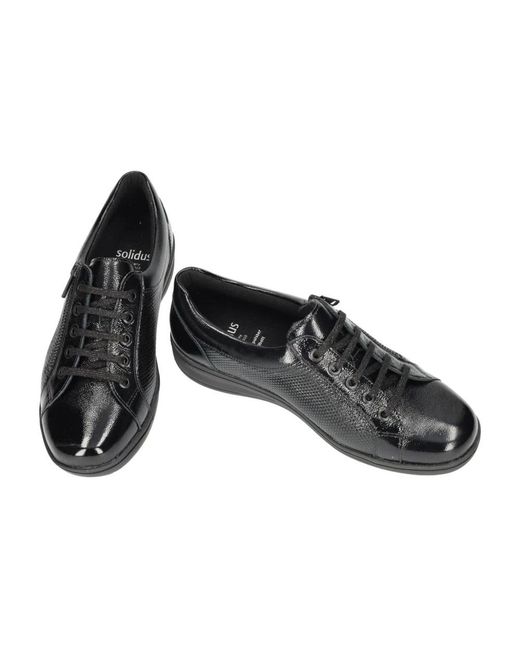 SOLIDUS Black Kate Sneakers