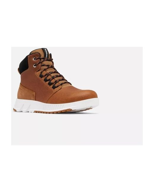Sorel Brown Lace-Up Boots for men