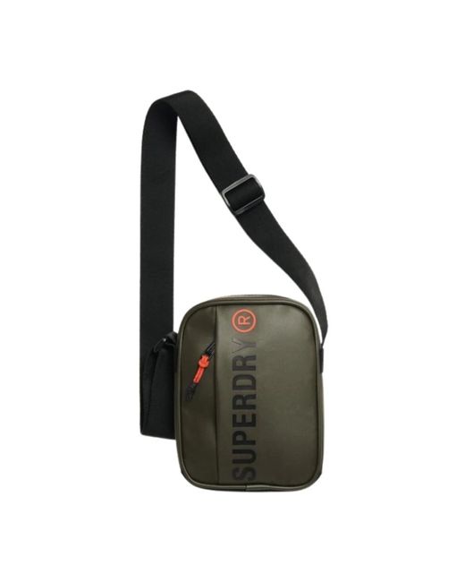 Superdry Messenger Bags in het Black
