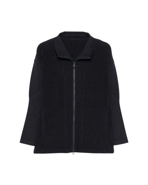 Zip-Throughs di Issey Miyake in Black da Uomo