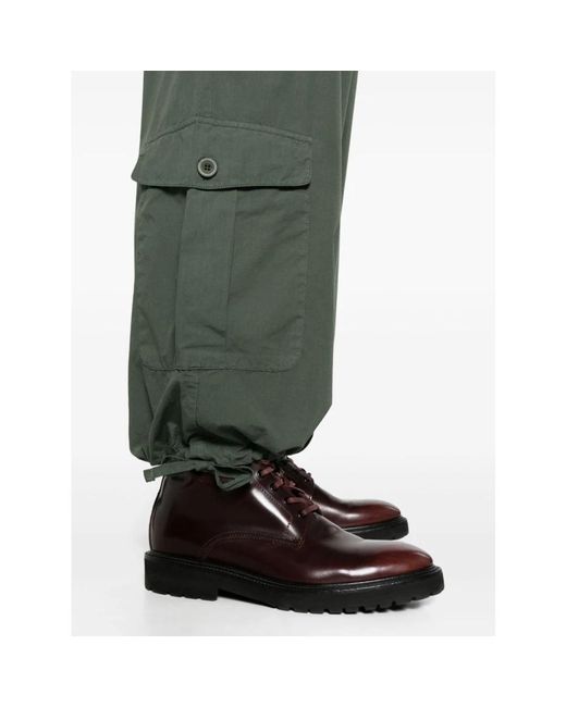 Emporio Armani Green Wide Trousers for men