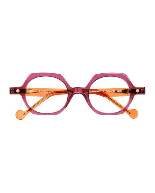 Anne & Valentin Purple Glasses