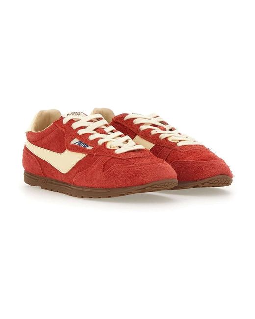 Autry Red Windspin Sneakers