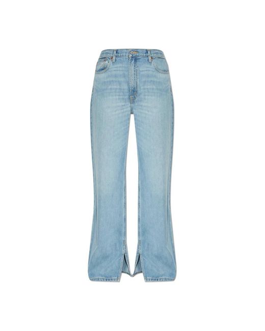 Wide Jeans Re/done de color Blue