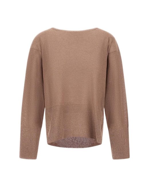 Herno Brown Round-Neck Knitwear