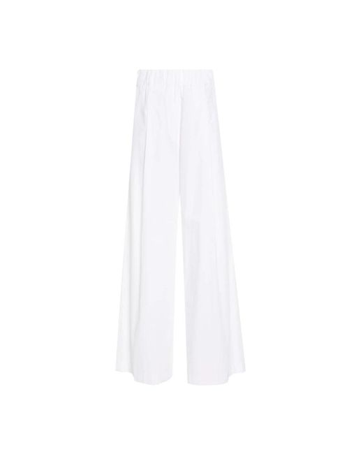 Dries Van Noten White Wide trousers