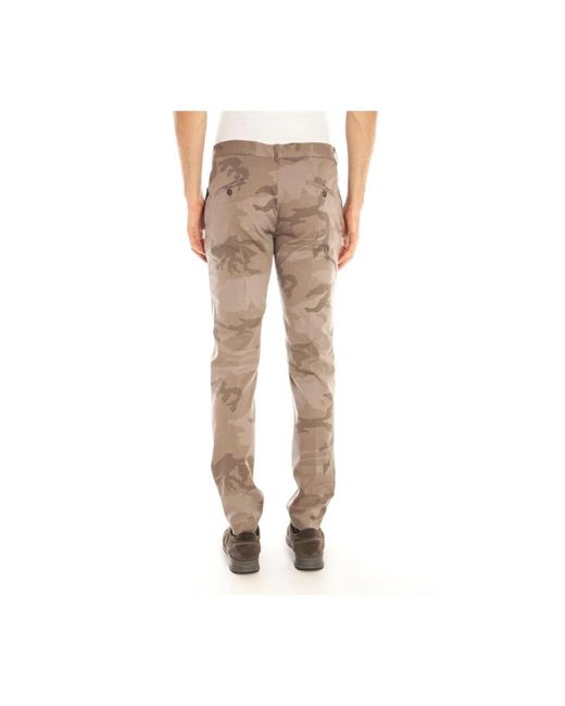 Trousers > slim-fit trousers Daniele Alessandrini pour homme en coloris Natural