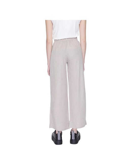 Trousers > cropped trousers Jacqueline De Yong en coloris Pink
